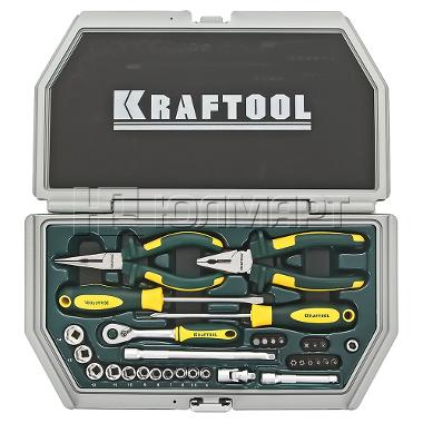 Набор слесарно-монтажного инструмента Kraftool Industry, 33 предмета (27972-H33) 
