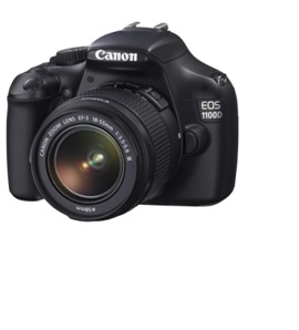 Фотоаппарат зеркальный Canon EOS 1100D Kit 18-55 DC Black 