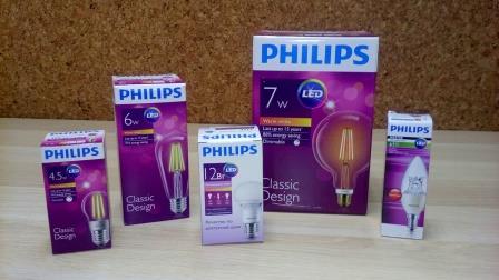 Набор электрических Ламп со светодиодным излучателем от Philips