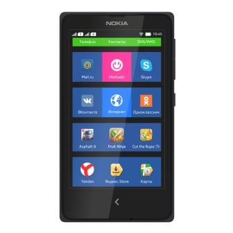 Смартфон Nokia X Dual SIM Black.
